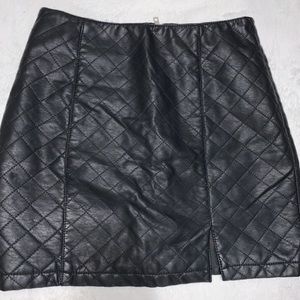 Forever 21 Black Leather skirt